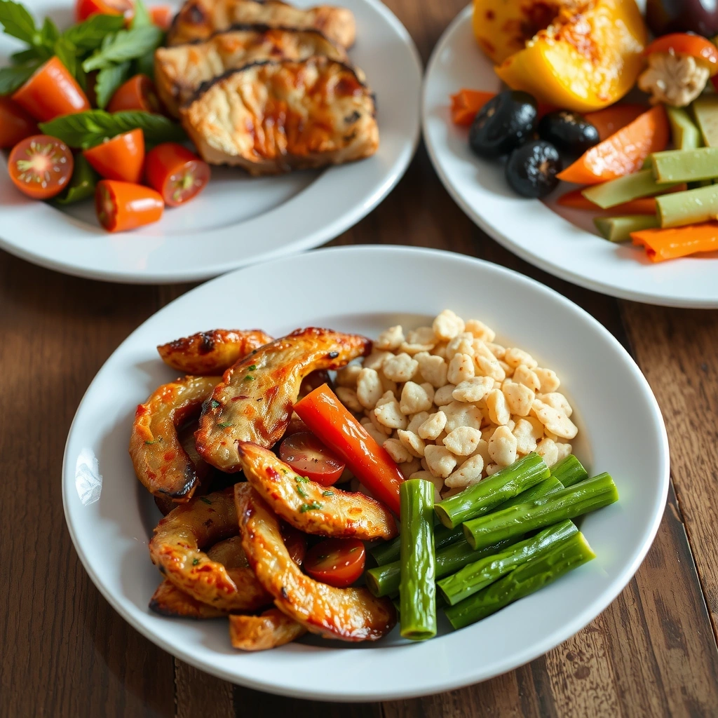 Plan nutrițional personalizat cu mese echilibrate și variate